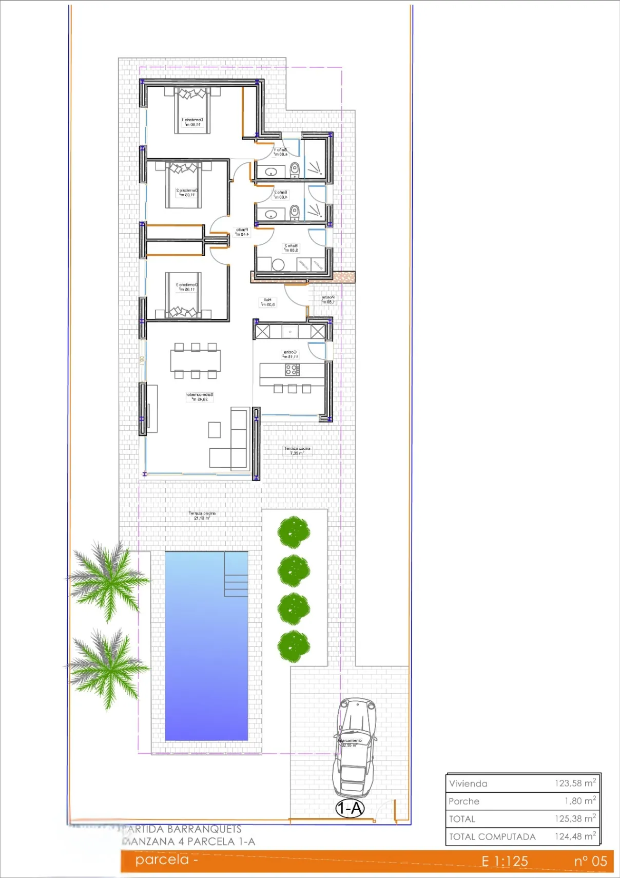 Nueva promoción villas modernas con piscina en Els Poblets. Llave en mano
