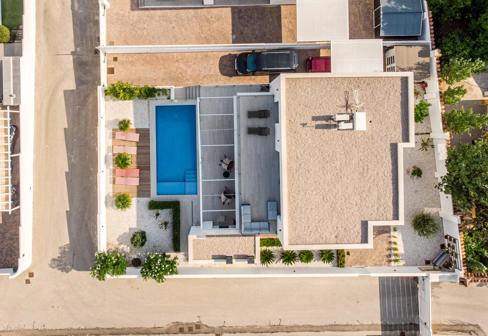 Villa moderna con vistas al mar y montaña en Denia