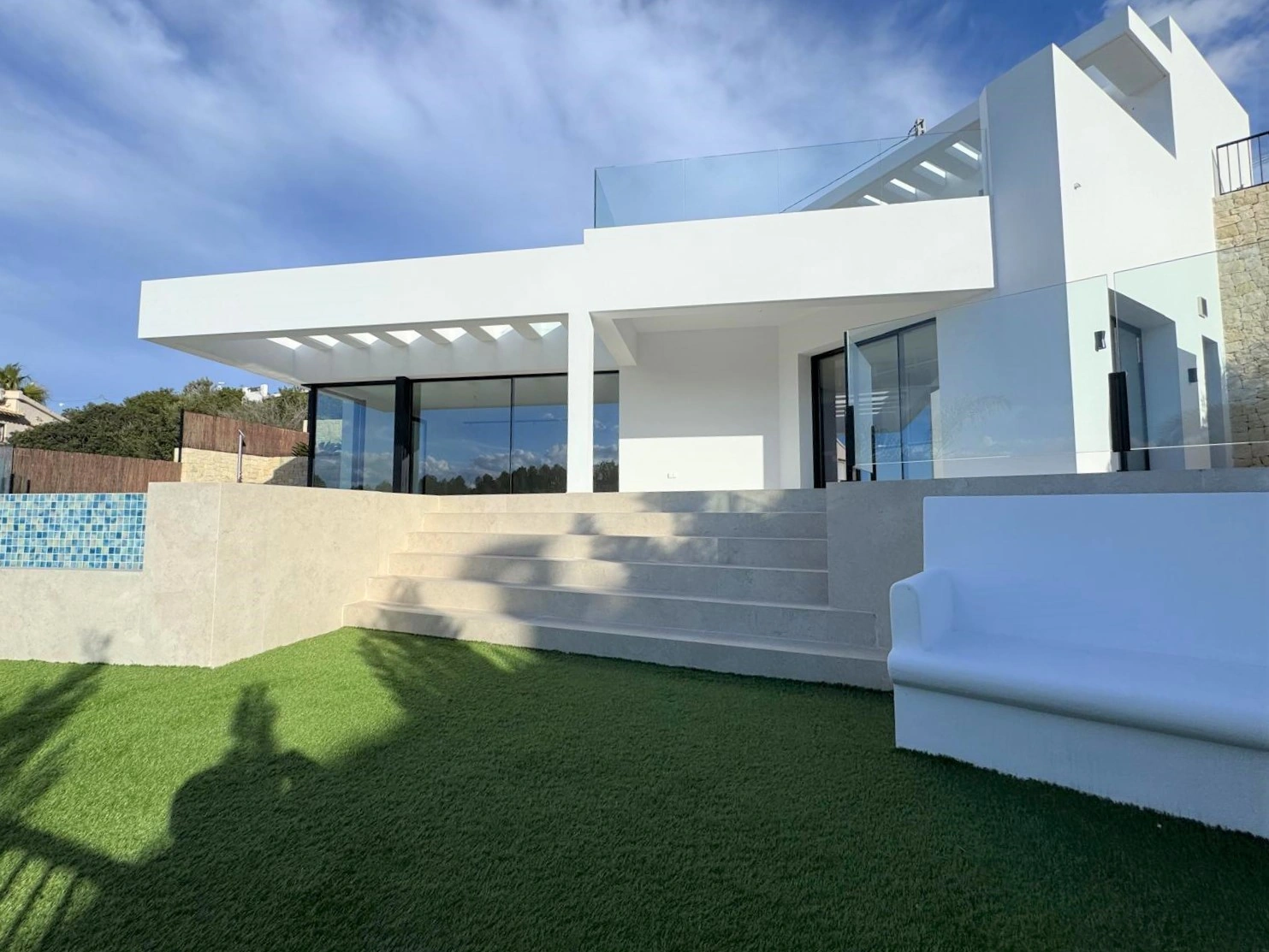 Villa moderna en construcción en La Pedrera, Dénia