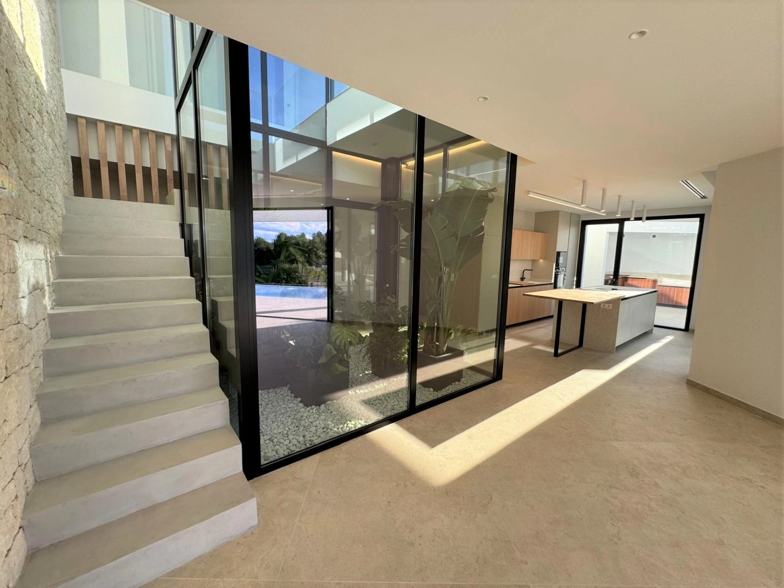 Villa moderna en construcción en La Pedrera, Dénia