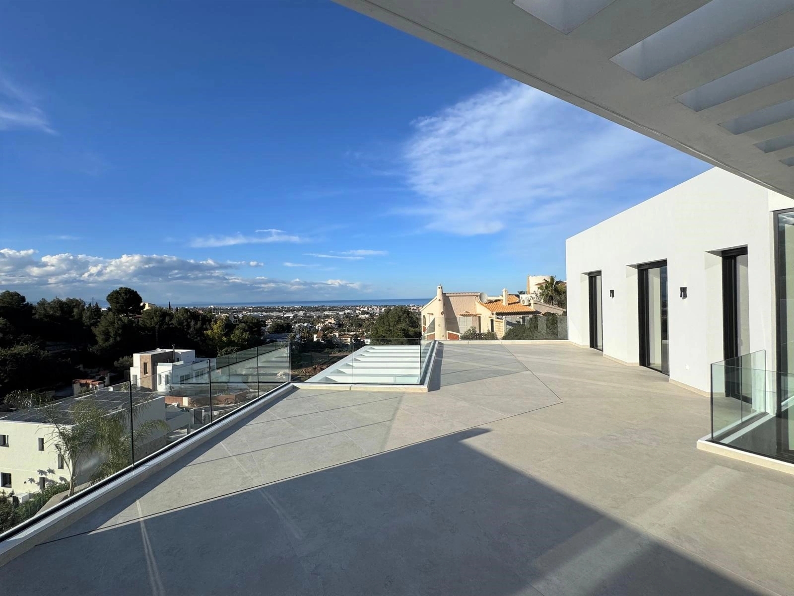 Villa moderna en construcción en La Pedrera, Dénia