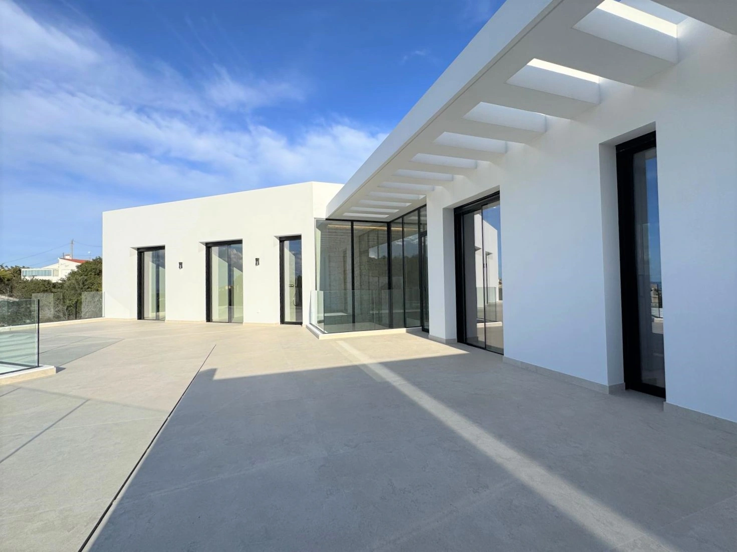 Villa moderna en construcción en La Pedrera, Dénia