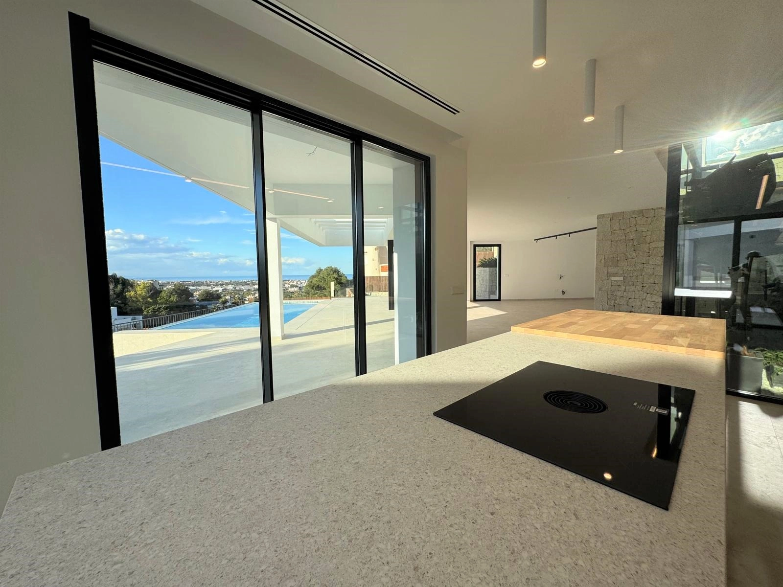 Villa moderna en construcción en La Pedrera, Dénia
