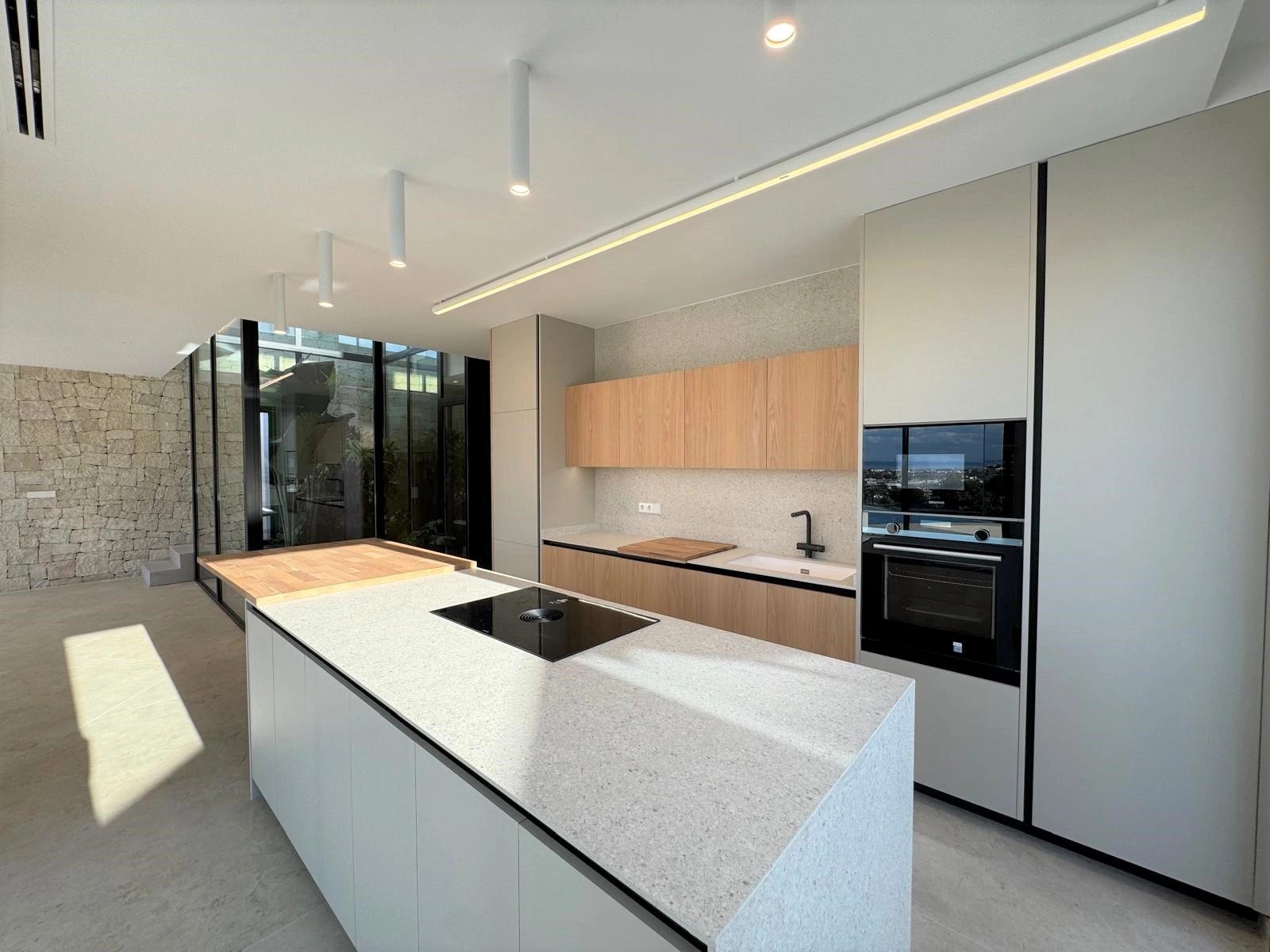 Villa moderna en construcción en La Pedrera, Dénia