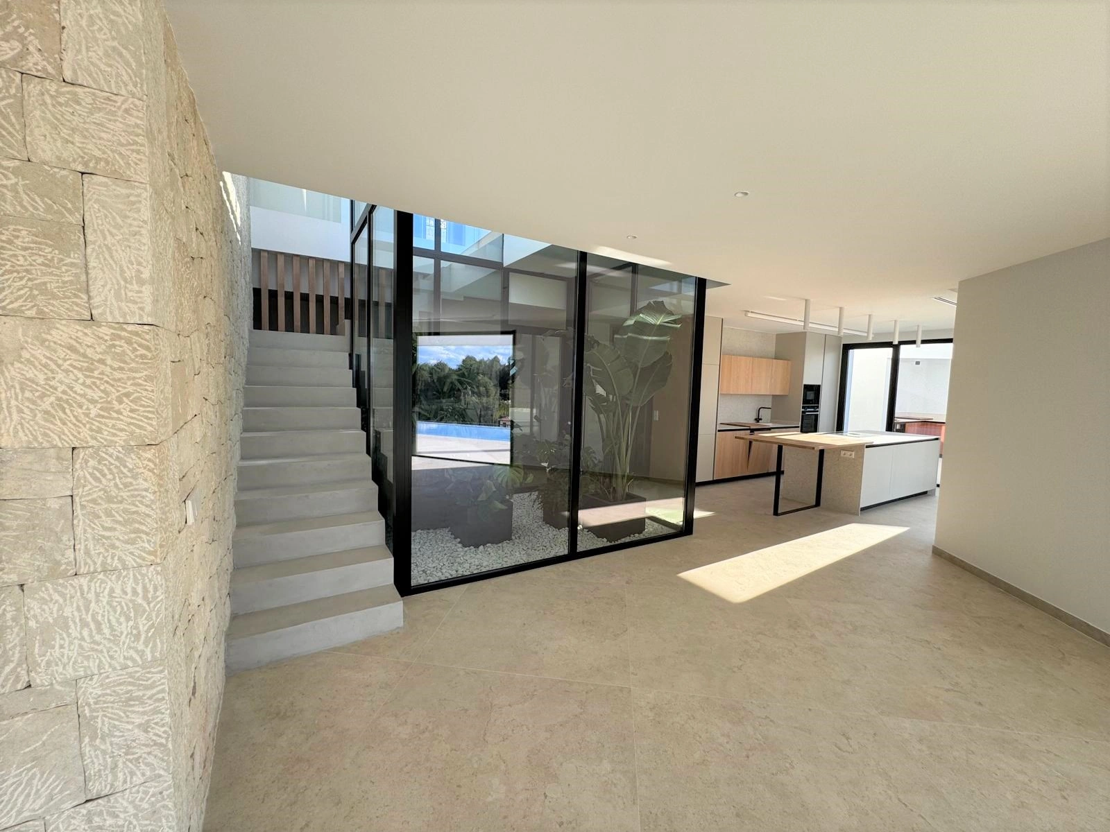 Villa moderna en construcción en La Pedrera, Dénia