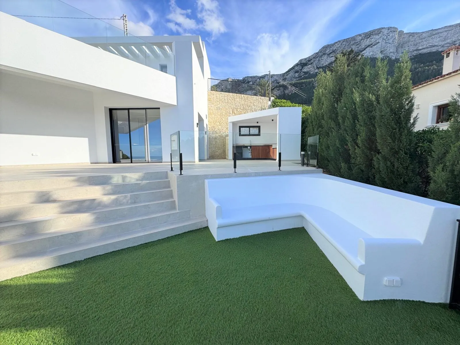 Villa moderna en construcción en La Pedrera, Dénia