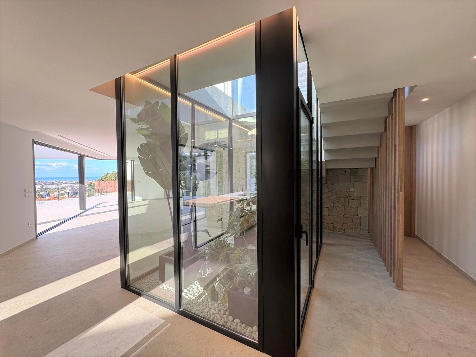 Villa moderna en construcción en La Pedrera, Dénia