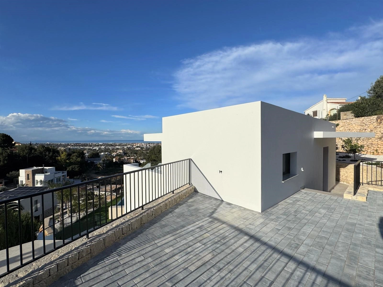Villa moderna en construcción en La Pedrera, Dénia