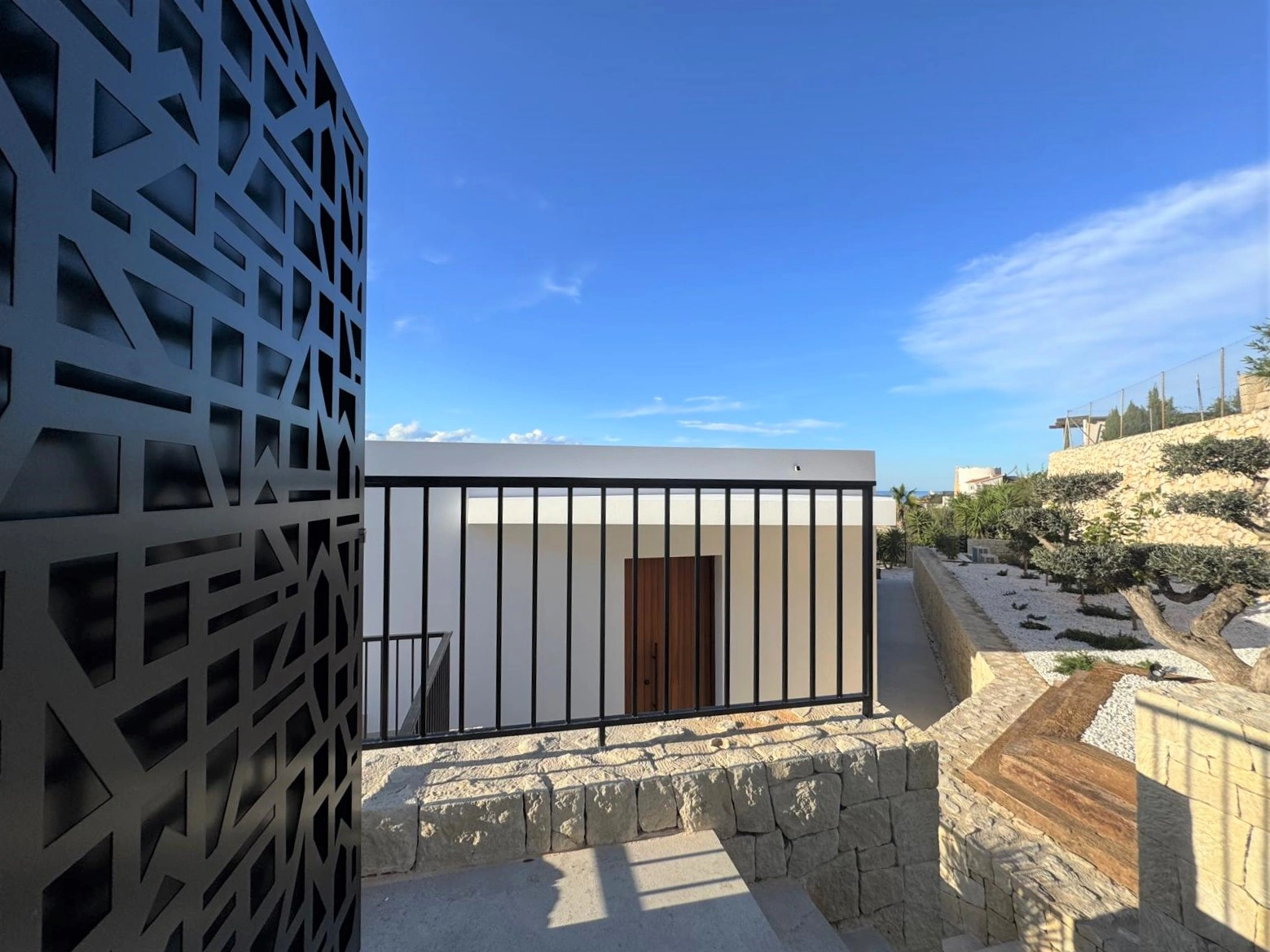 Villa moderna en construcción en La Pedrera, Dénia