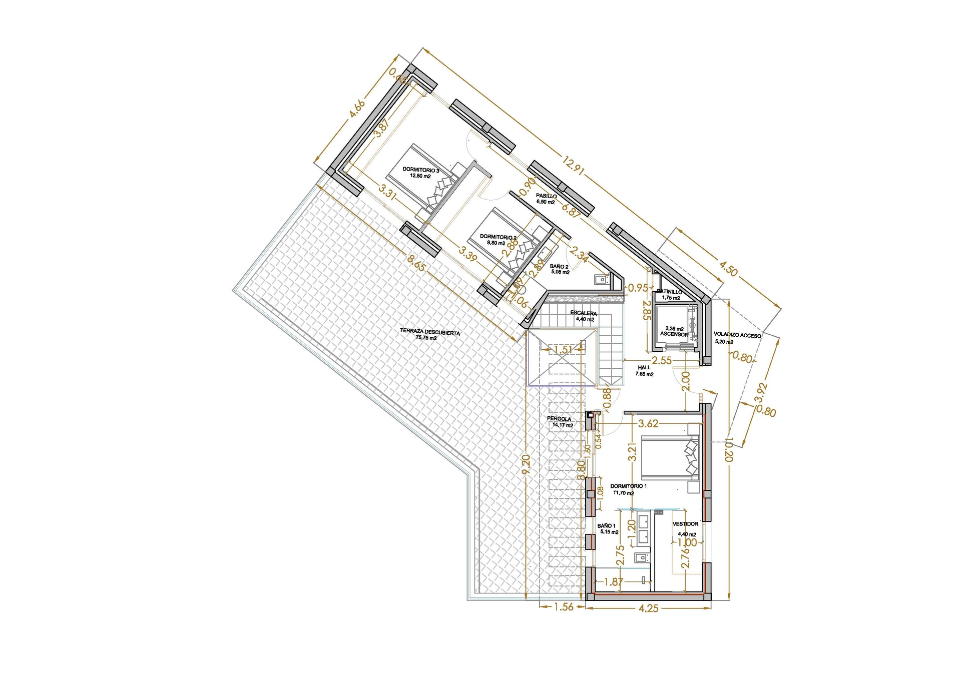 Villa moderna en construcción en La Pedrera, Dénia