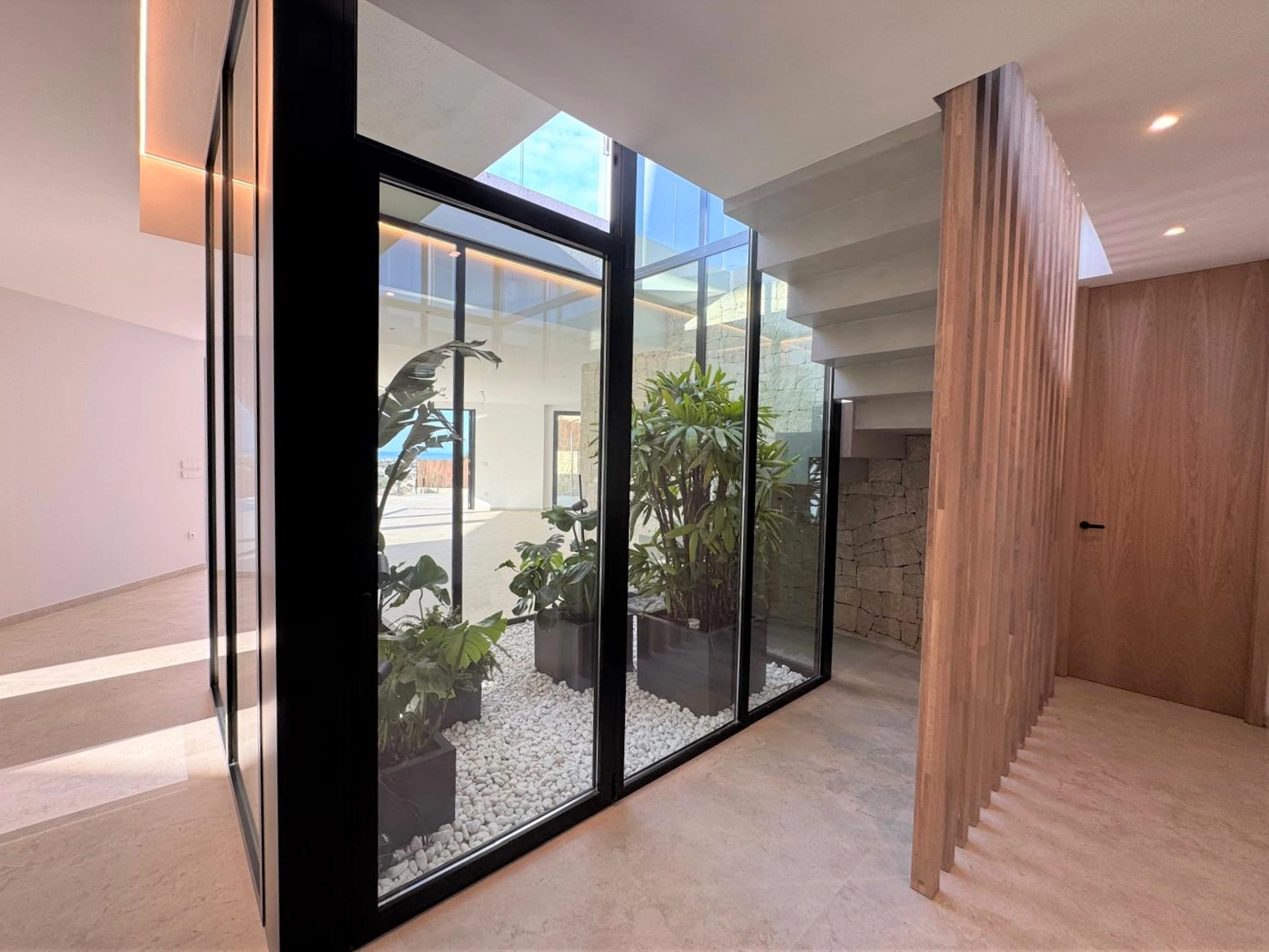 Villa moderna en construcción en La Pedrera, Dénia