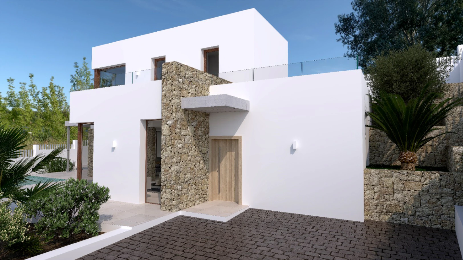Parcela con proyecto de villa moderna, con licencia, en Tormos, a solo 20 minutos de Dénia