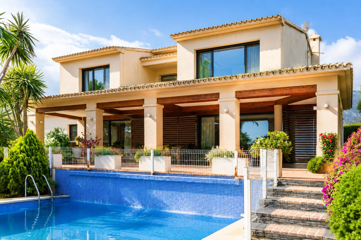 Villa exclusiva de estilo mediterráneo en primera línea en la Marineta Cassiana, Dénia