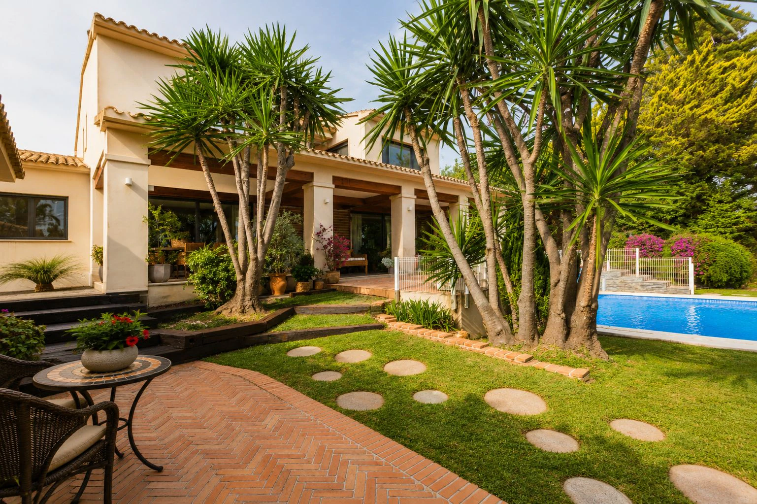 Villa exclusiva de estilo mediterráneo en primera línea en la Marineta Cassiana, Dénia