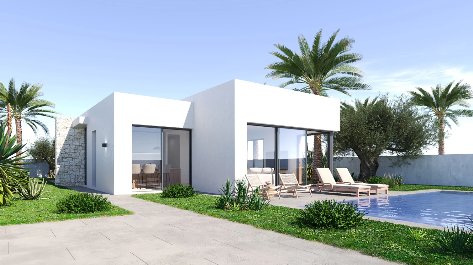 Nueva promoción villas modernas con piscina en Els Poblets. Llave en mano - Imagen 3