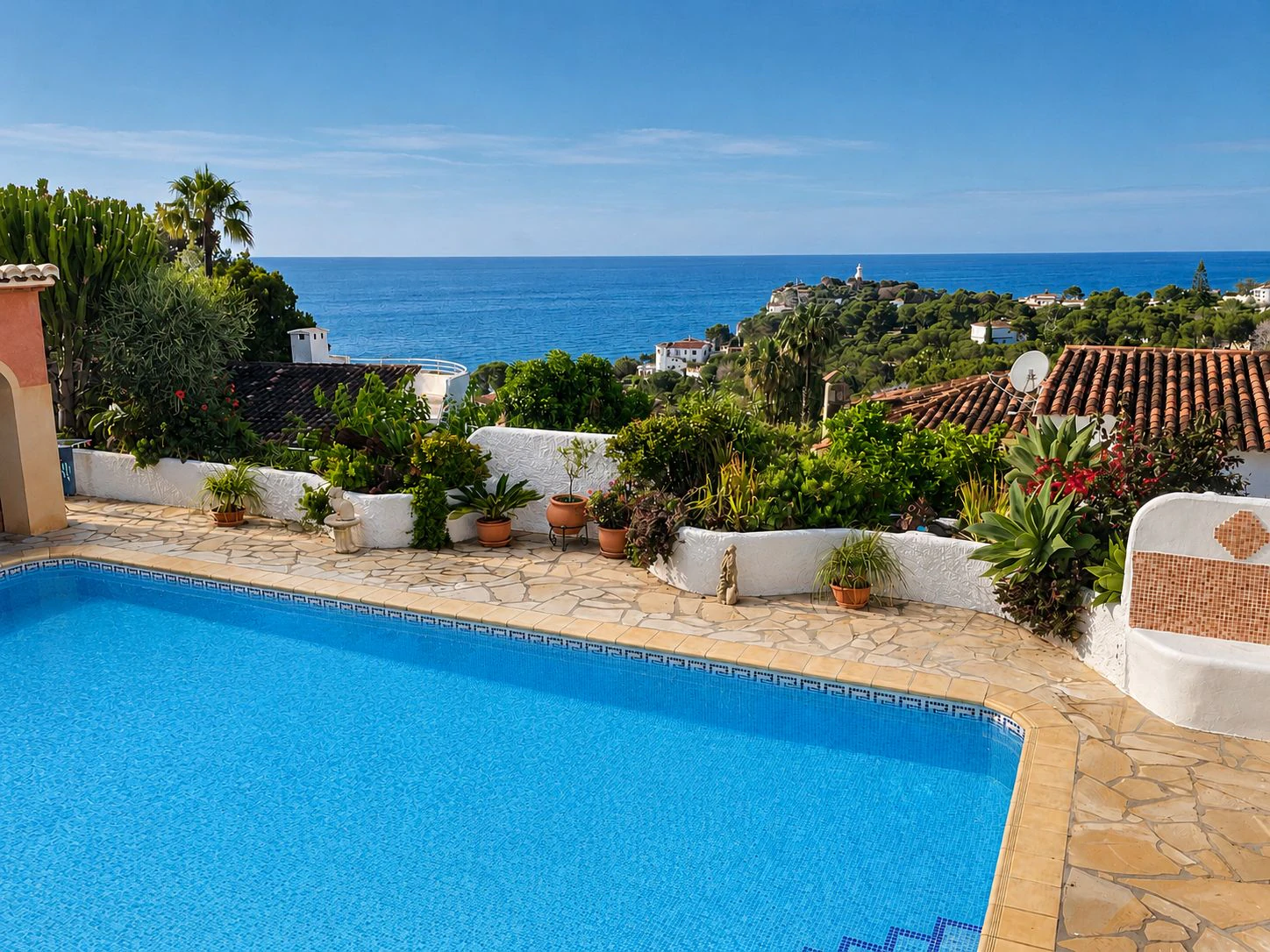 Exclusiva villa reformada con vistas al mar en Balcón al Mar, Jávea