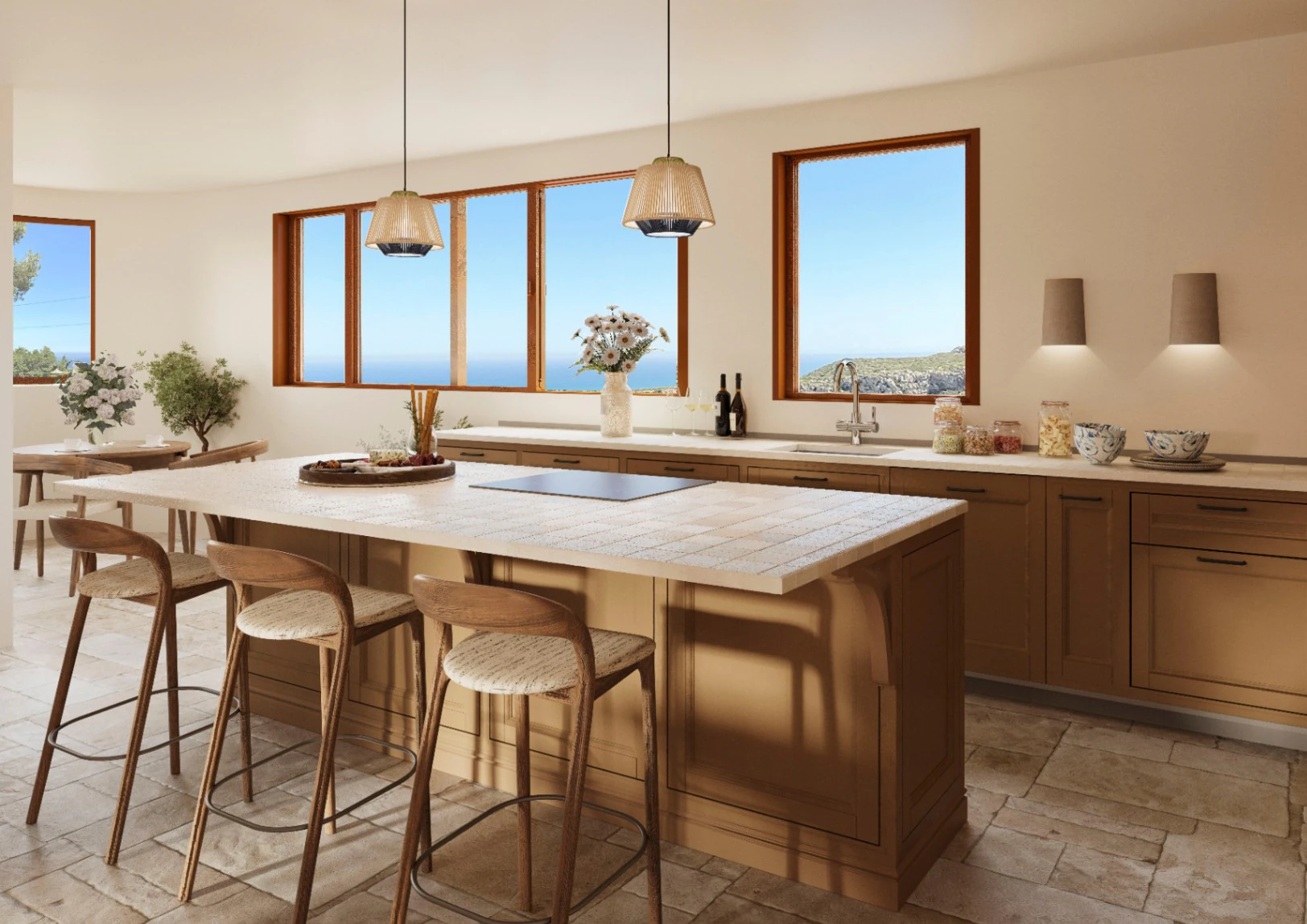 Villa con vistas de 360° en Las Rotas, Dénia