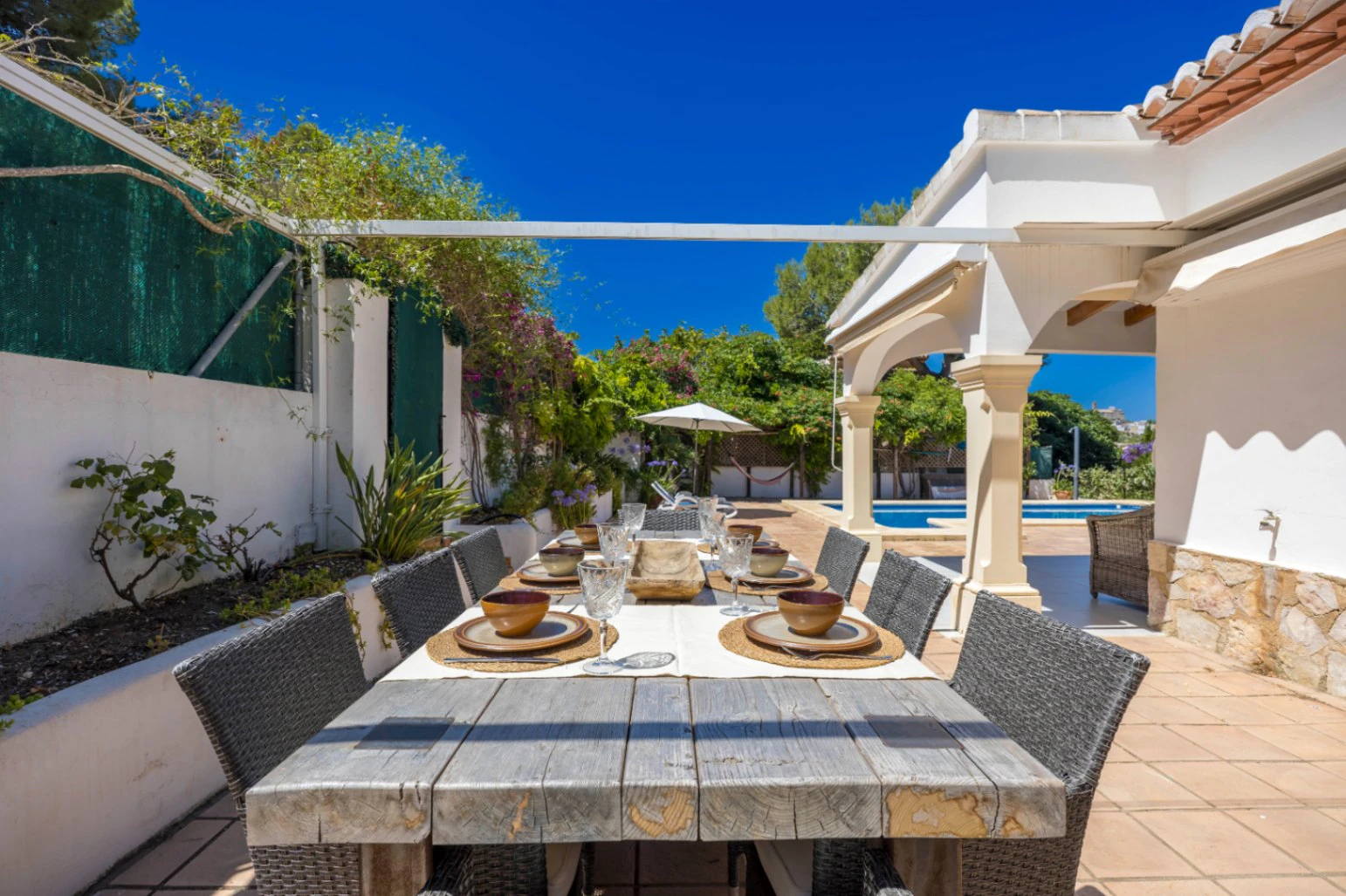 Mediterranean villa with pool, independent studio, and panoramic views in Benitachell. - Imagen 47