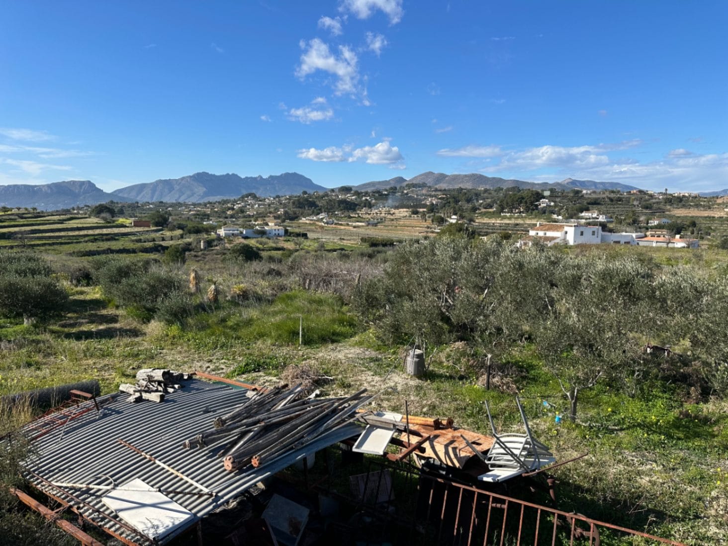 Parcela rústica con impresionantes vistas en Partida Berdica, Benissa
