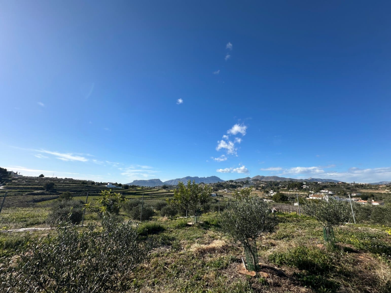 Parcela rústica con impresionantes vistas en Partida Berdica, Benissa
