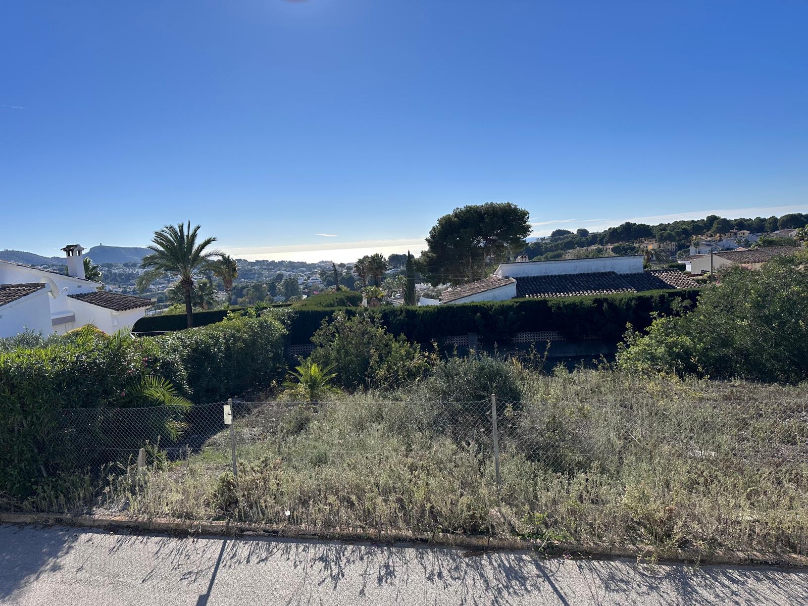 Villa de un nivel con vistas al mar en venta en La Sabatera, Moraira