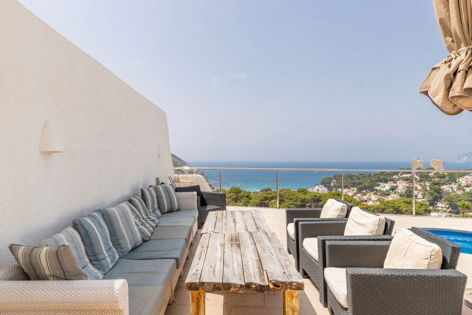 Spectacular Villa with Panoramic Sea Views in El Portet, Moraira – Just 1.2km from the Beach!