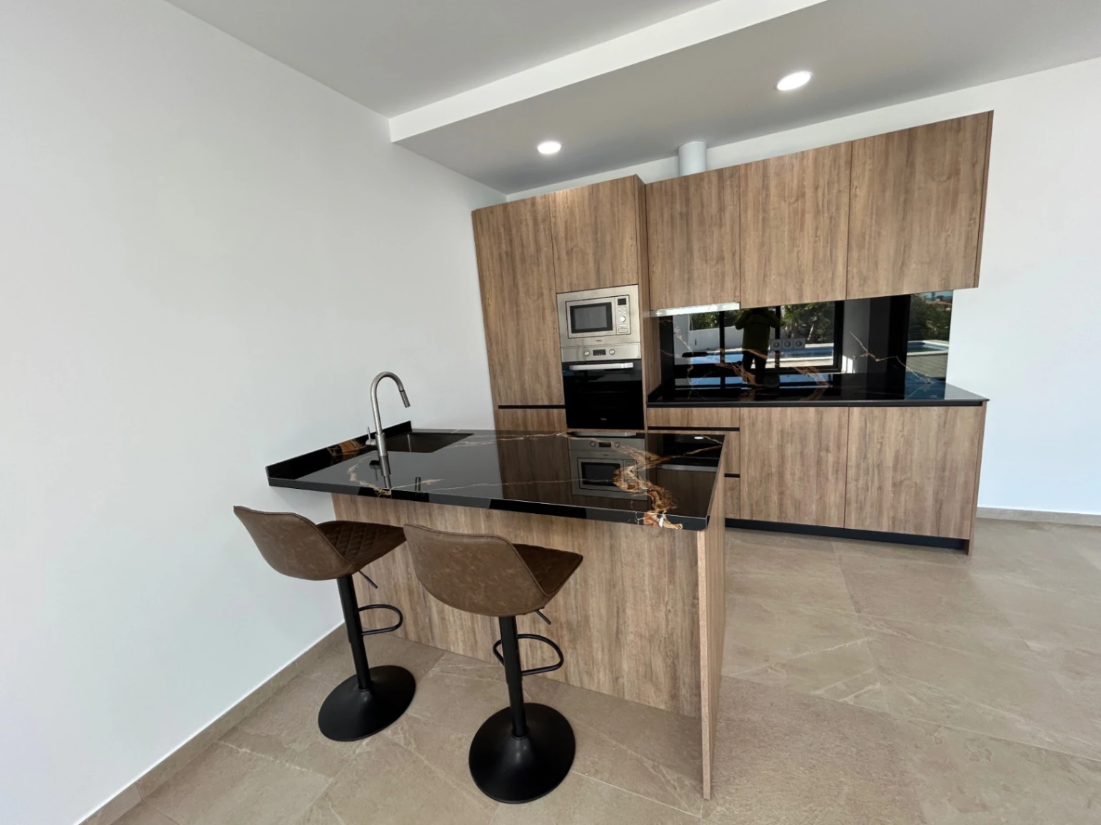 Move-in ready new build villa with sea views for sale in La Fustera, Benissa