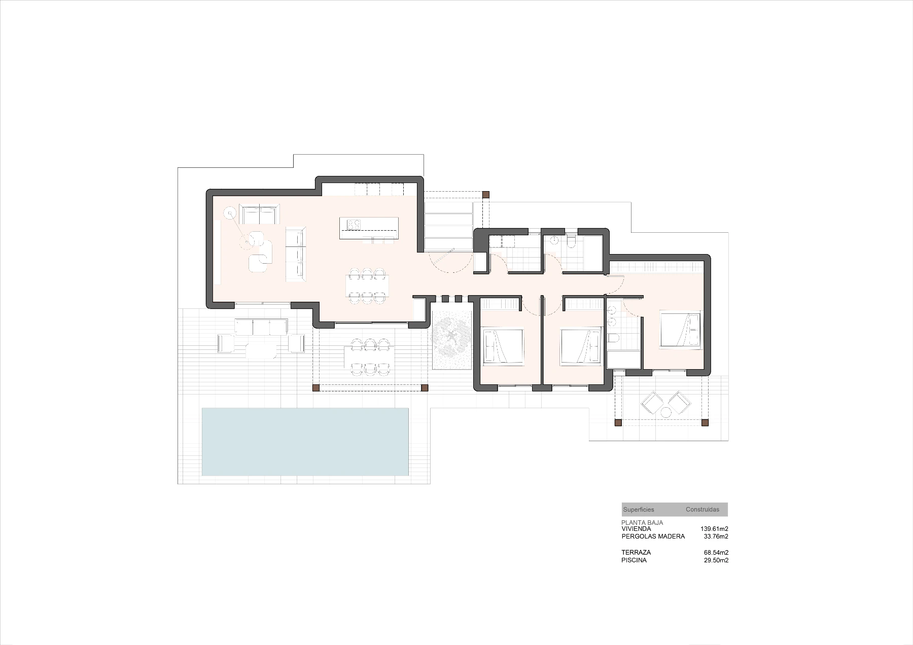 Villa estilo estilo ibicenco-mediterráneo en venta en Benissa |Fustera