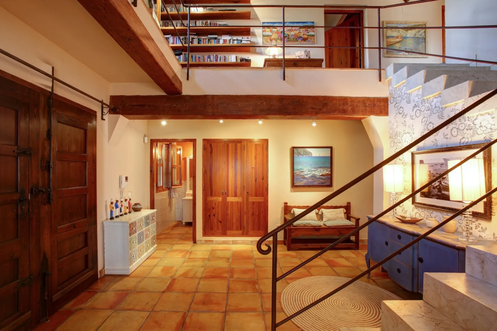Finca de estilo rústico con imponentes vistas al mar a la venta en Moraira