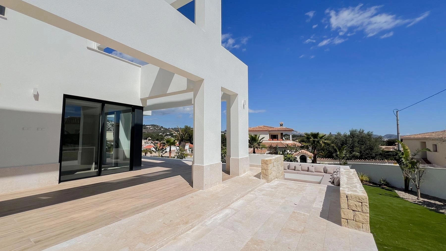 Casa de obra nueva en La Fustera Benissa Costa Blanca