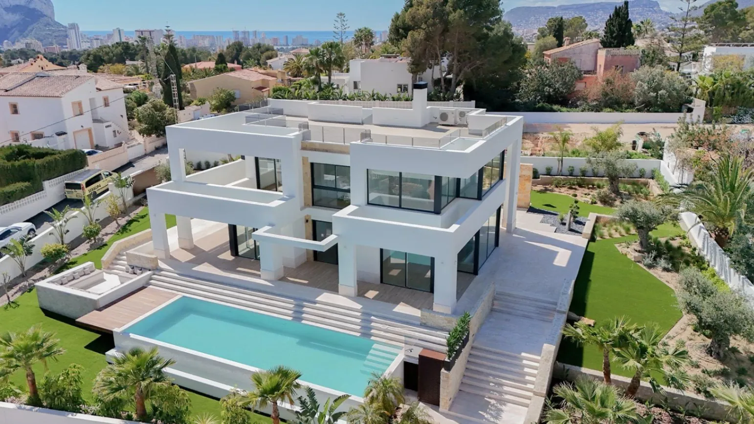Casa de obra nueva en La Fustera Benissa Costa Blanca