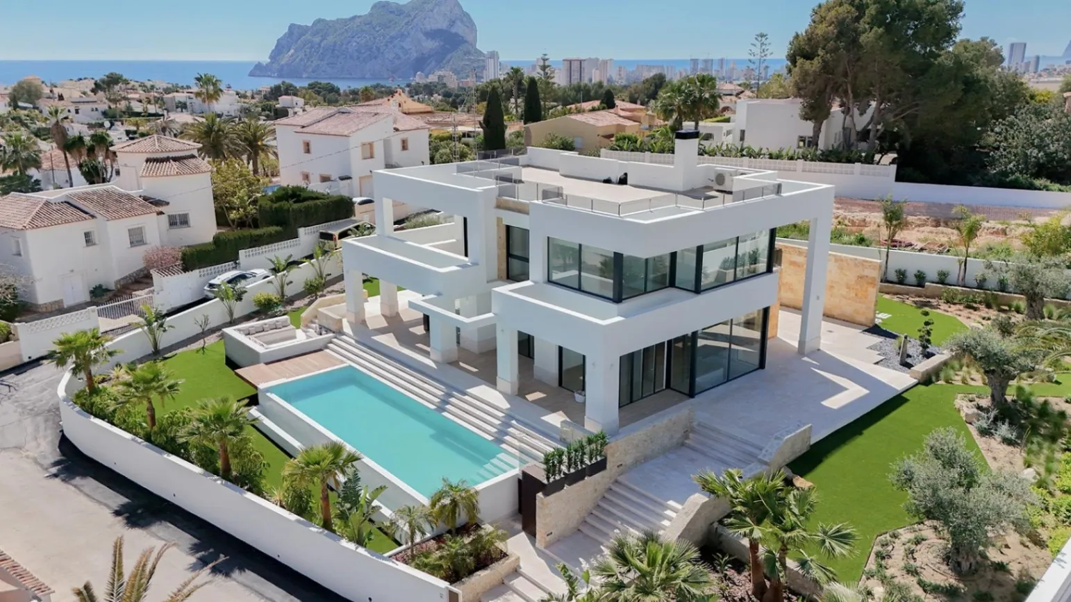 Casa de obra nueva en La Fustera Benissa Costa Blanca