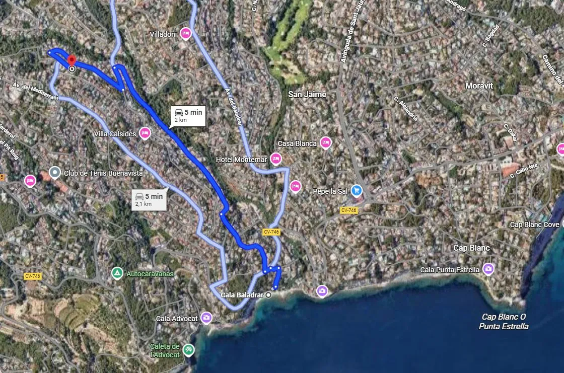Parcela en venta en Benissa