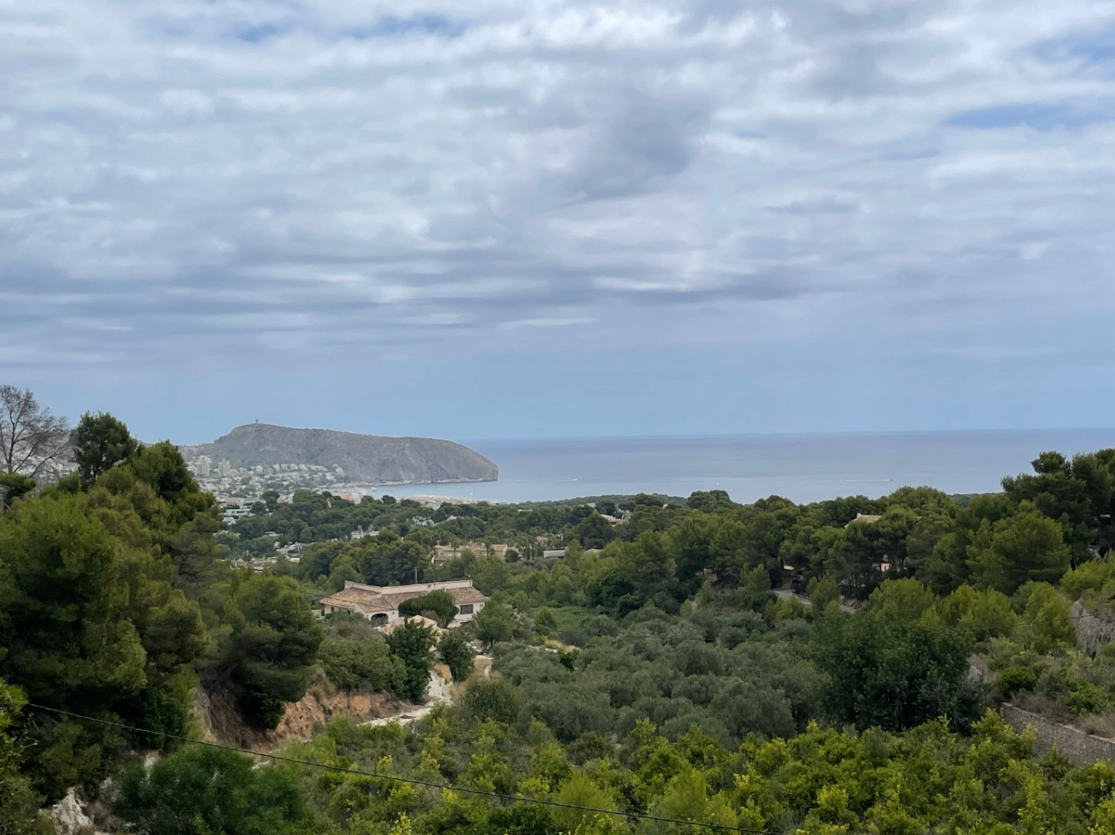 Dos parcelas edificables juntas en venta en Benimeit Moraira, Costa Blanca