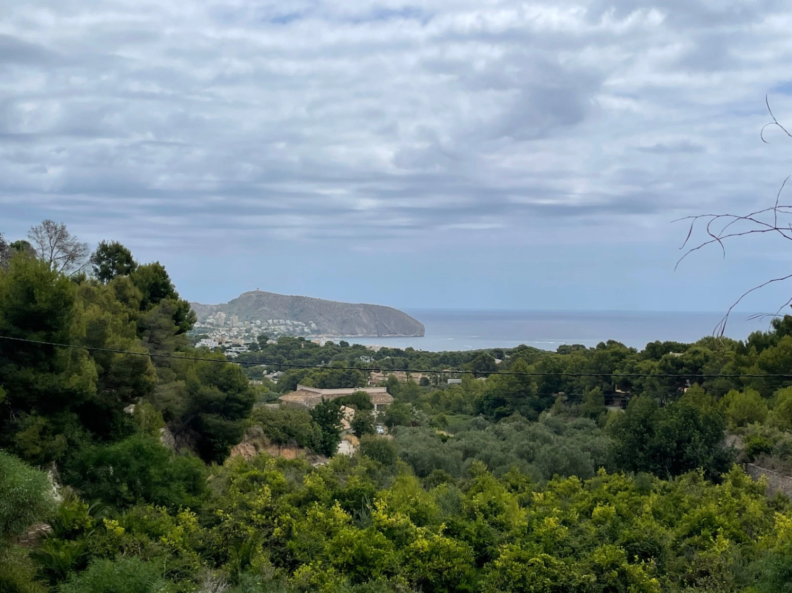 Dos parcelas edificables juntas en venta en Benimeit Moraira, Costa Blanca