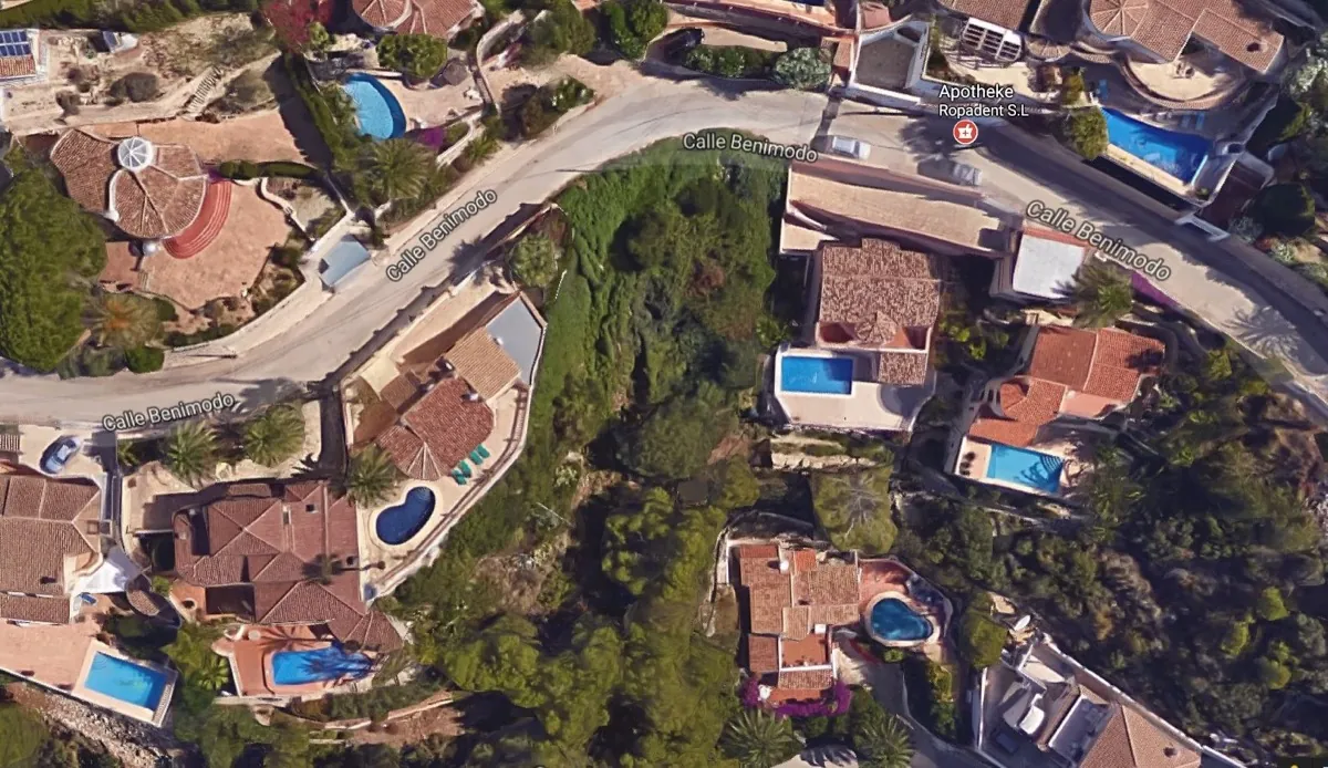 Parcela edificable en venta en Benimeit Moraira, Costa Blanca