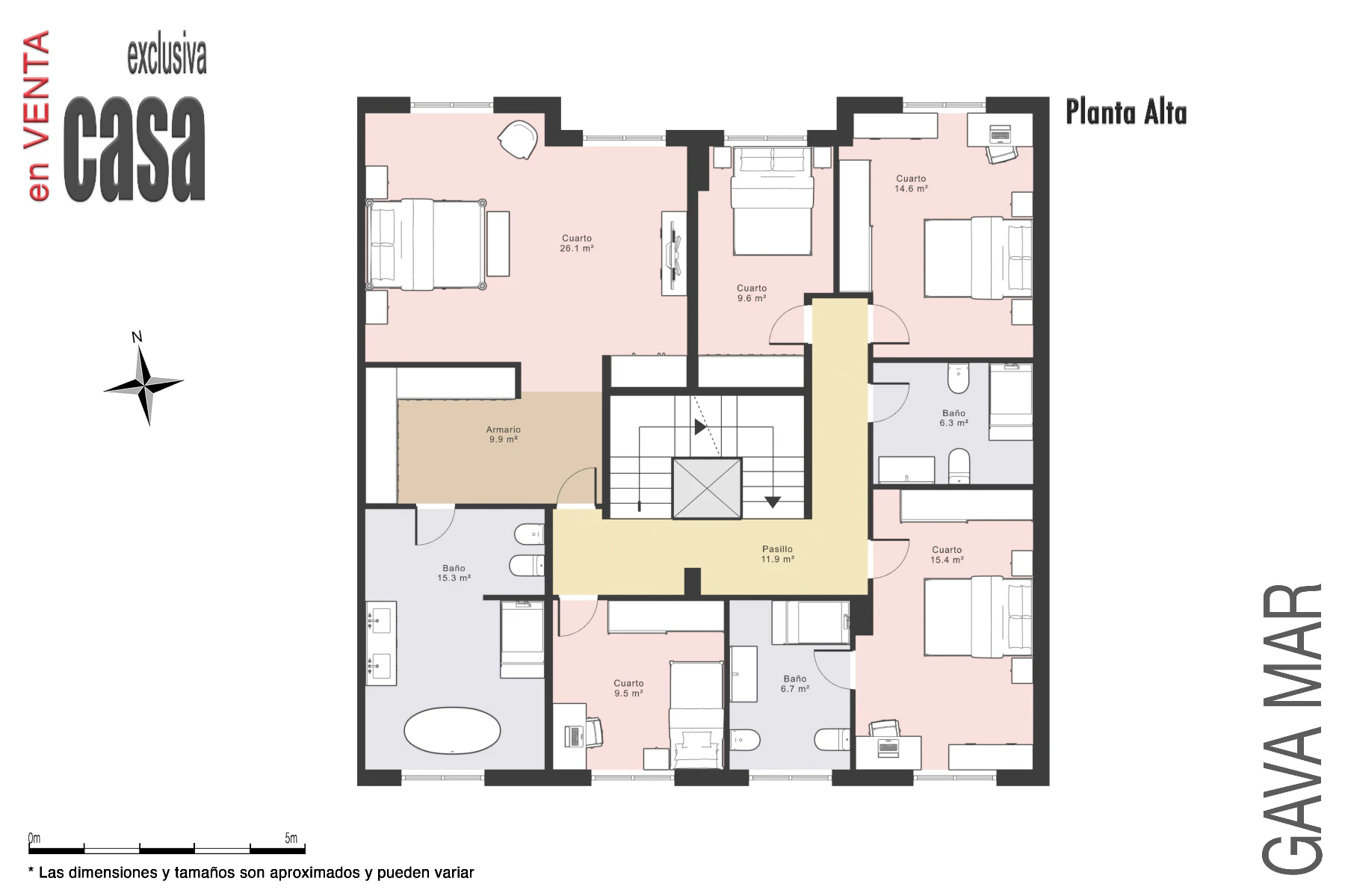 Residencia de lujo en esquina junto a la playa en Gavà Mar | 585 m² | Jardín privado | Garaje doble