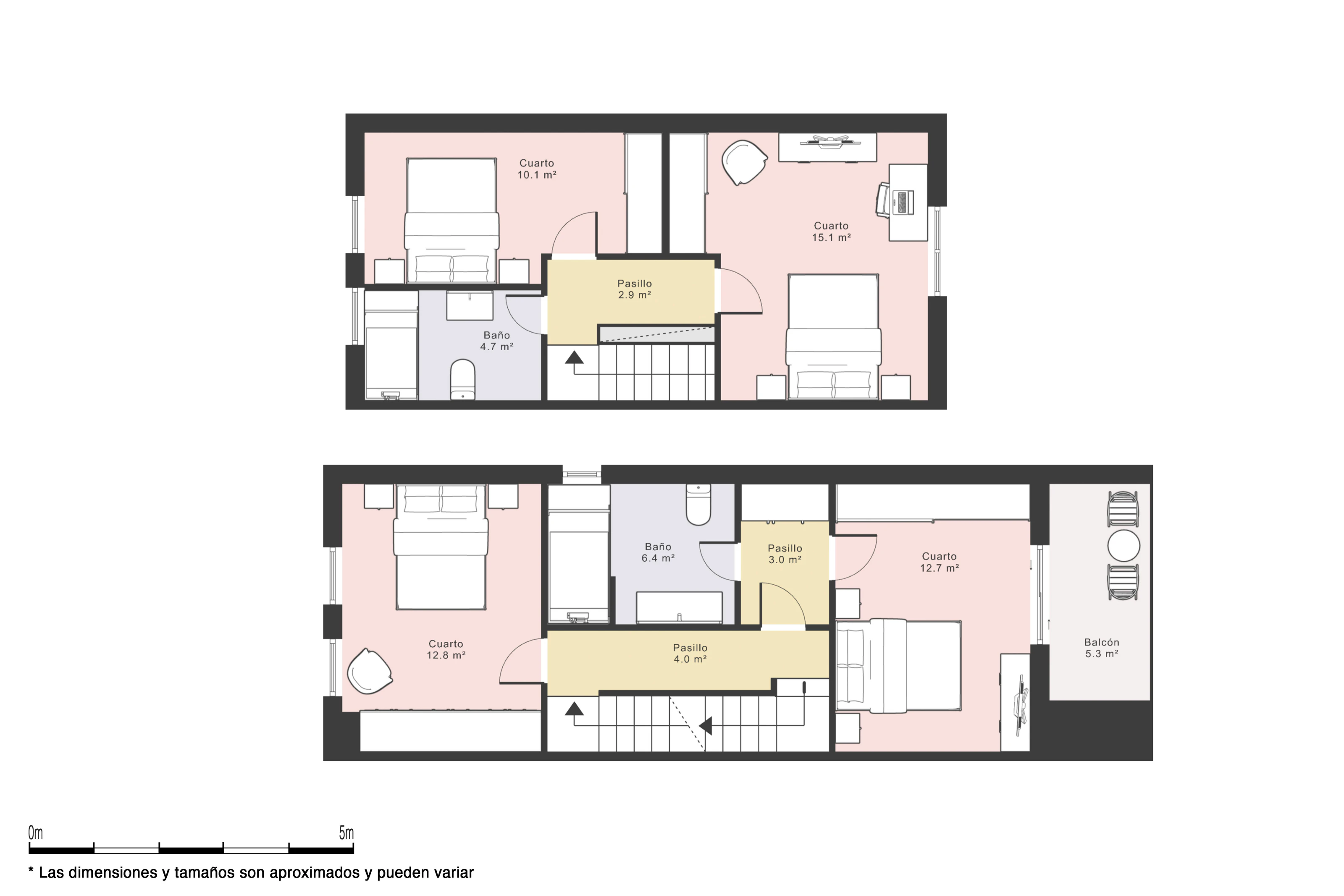 Casa adosada en esquina con apartamento independiente y licencia turística en Vallpineda.