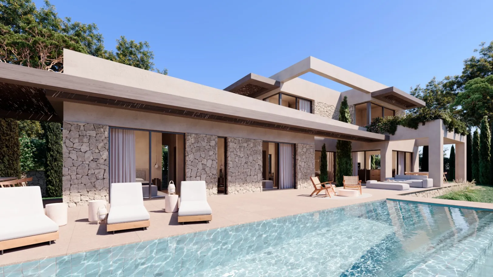 Chalet obra nueva en venta Villes del Vent Jávea, Costa Blanca