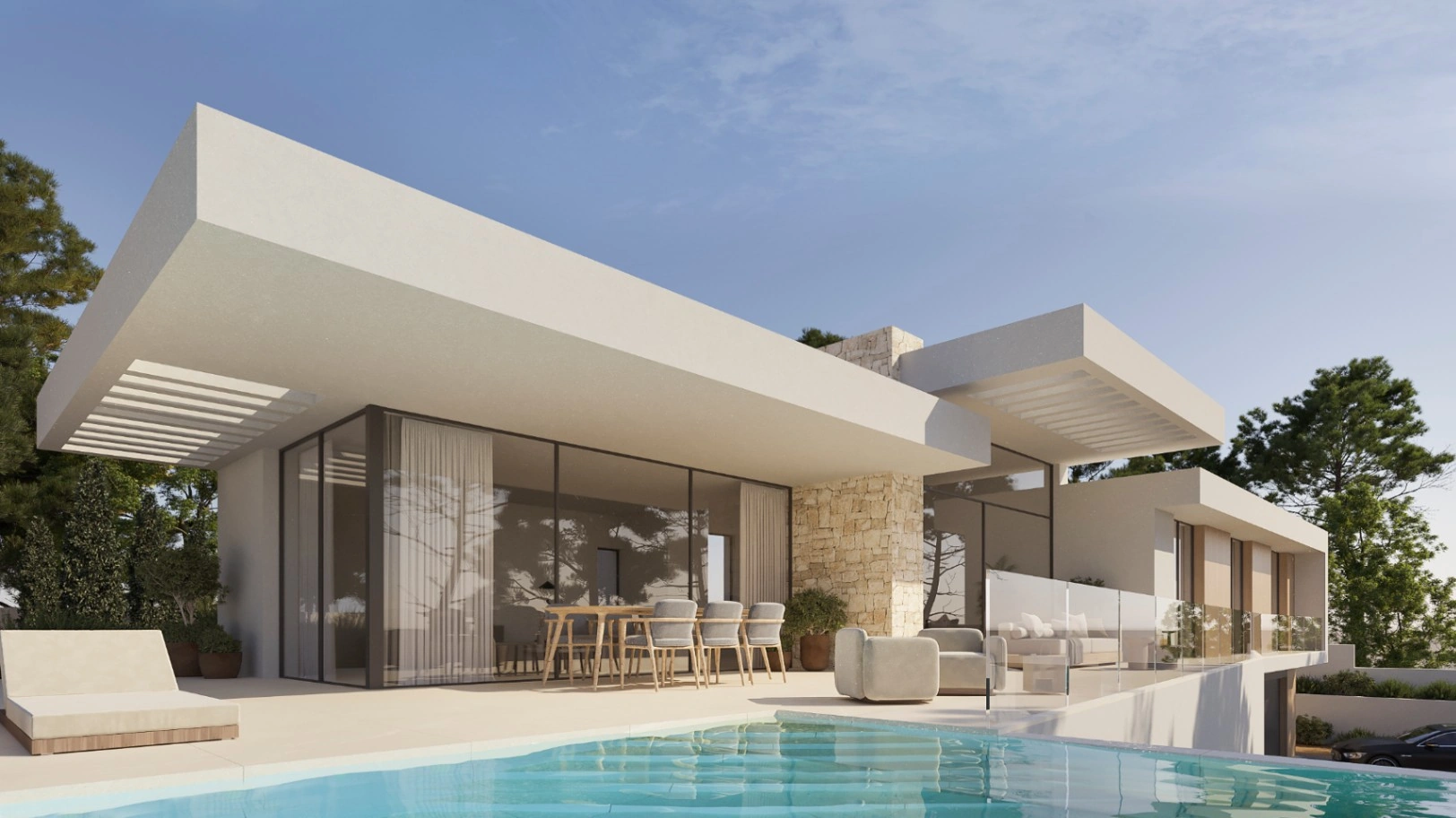 Chalet obra nueva en venta en Molinos Benitachell, Costa Blanca