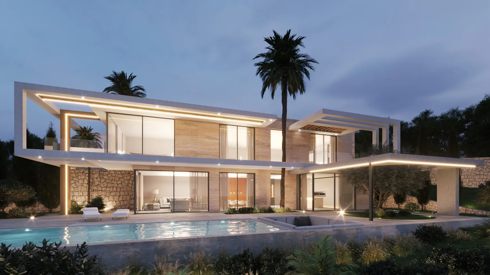 Chalet obra nueva en venta en Villes del Vent Jávea, Costa Blanca