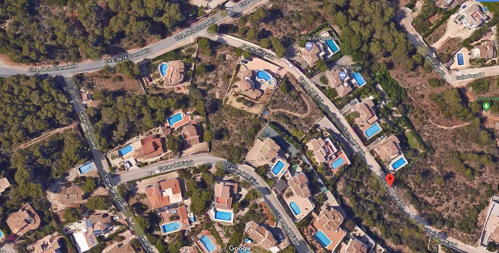 Parcela en Venta en Costa Nova La Marina Jávea