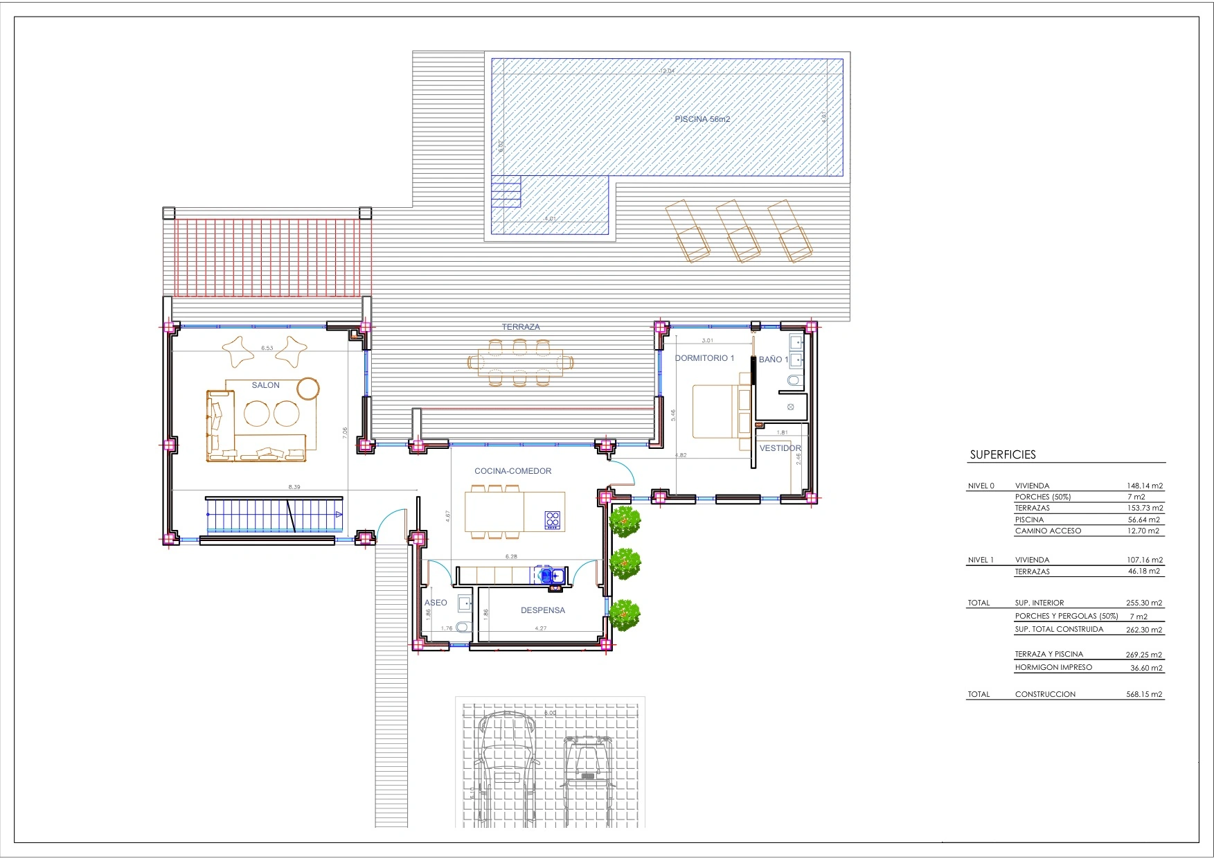 Chalet obra nueva estilo Ibiza en venta en Villes del Vent Jávea, Costa Blanca