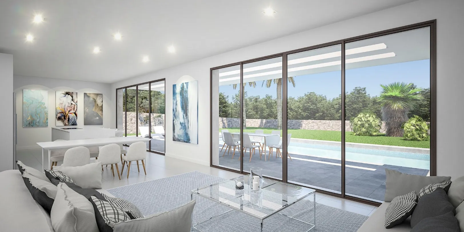Chalet obra nueva en venta en Villes del Vent Jávea, Costa Blanca