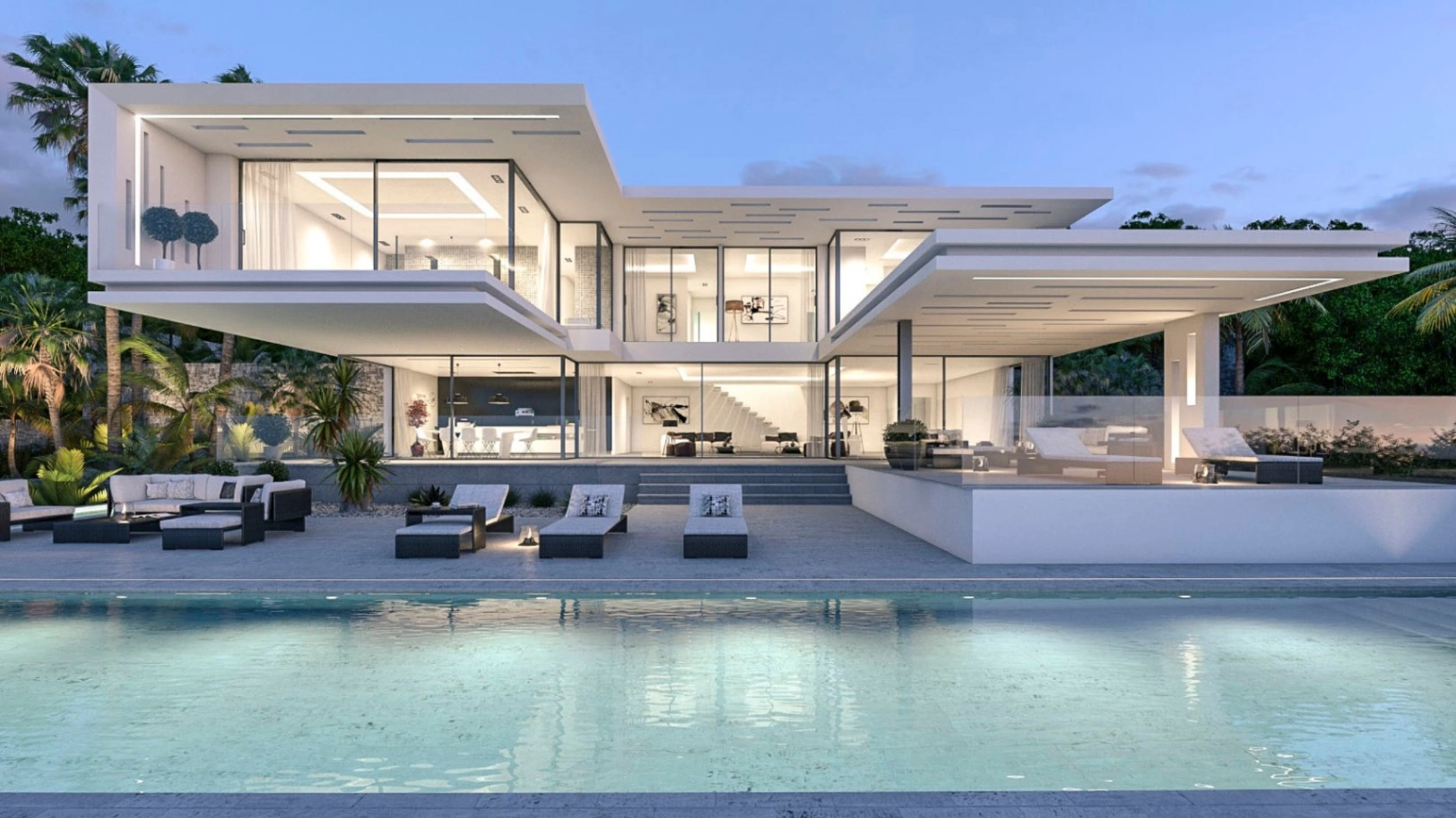 Chalet obra nueva primera linea de mar en venta en la Granadella Jávea, Costa Blanca