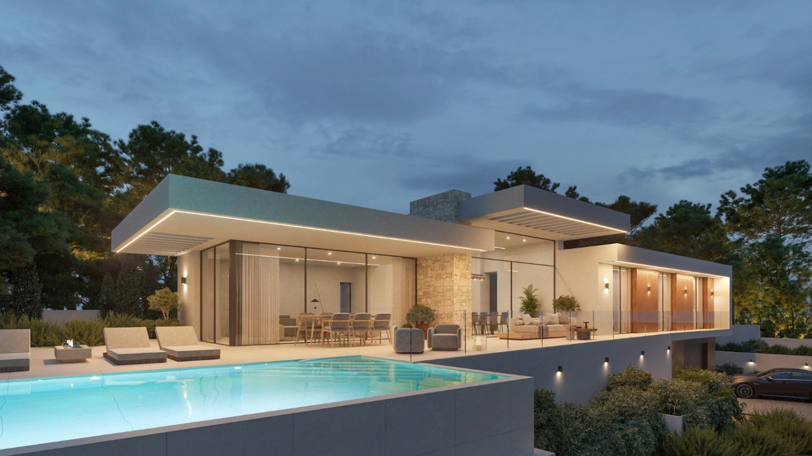 Chalet obra nueva en venta en Molinos Benitachell, Costa Blanca