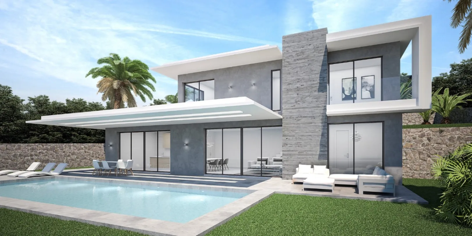 Chalet obra nueva en venta en Villes del Vent Jávea, Costa Blanca