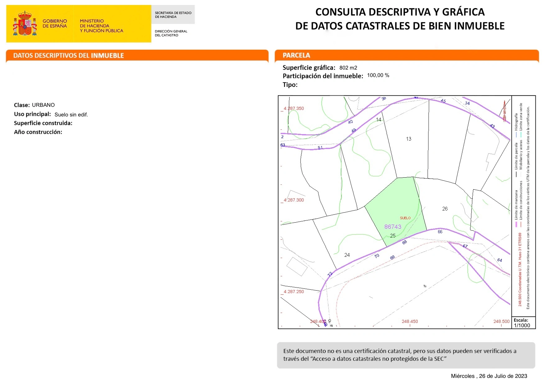Dos parcelas edificables juntas en venta en Benimeit Moraira, Costa Blanca