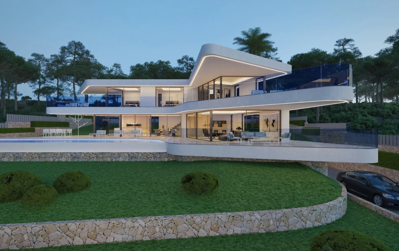 Chalet obra nueva en venta en Villes del Vent Jávea, Costa Blanca