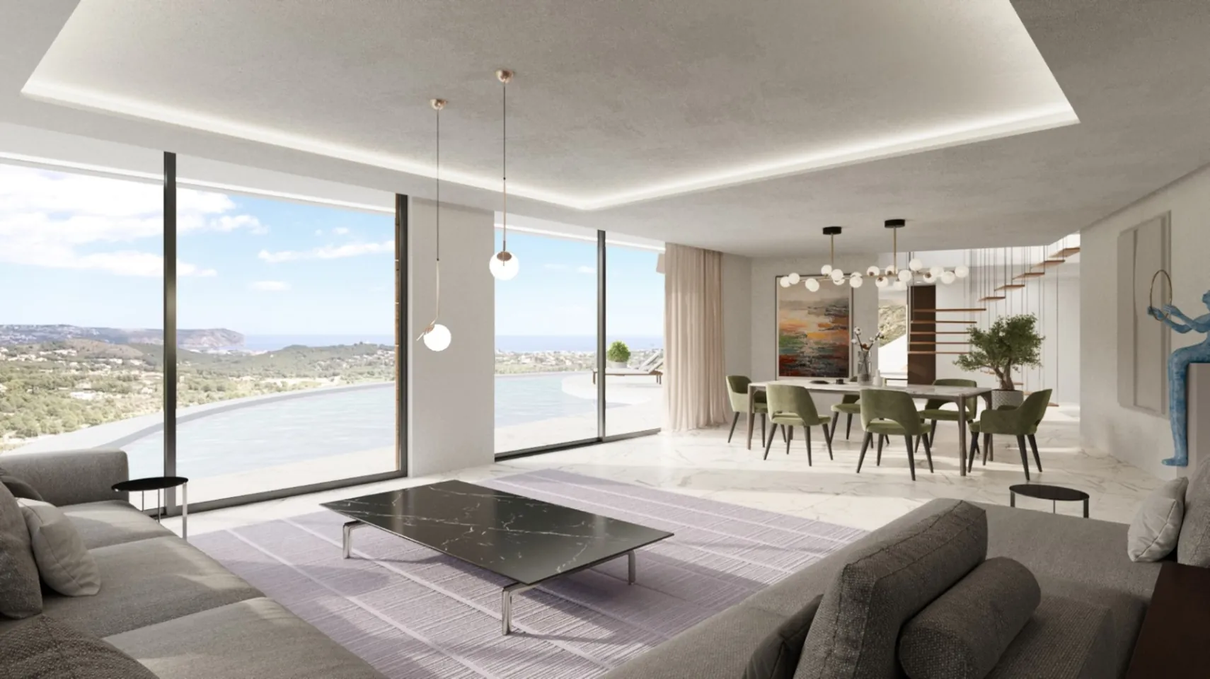 Chalet obra nueva en venta en Villes del Vent Jávea, Costa Blanca